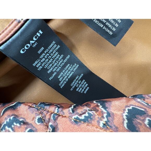 Coach 1941 Womens Varsity Parka - Car Tan Women's jacket coat size 2 - Picture 9 of 14